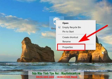 Cách chỉnh dung lượng thùng rác Recycle Bin trên máy tính Windows 10