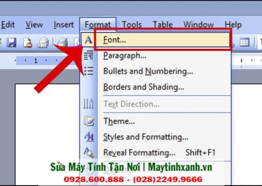 Cách đặt Font chữ mặc định trong Word
