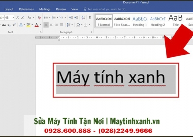 Cách chuyển chữ thường thành chữ hoa trên Word