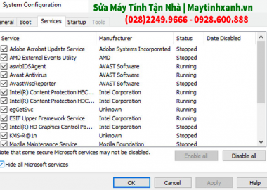 Hướng dẫn Sửa lỗi Unhandled exception has occurred in your application