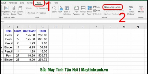 Cách so sánh 2 file văn bản Excel đơn giản, hiệu quả
