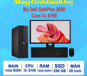 Bộ Máy Dell Optiplex 3050 Core I3 Gen 6
