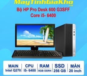 Bộ Máy Tính HP 600G3 SFF-I5-6500T/8/256/20" Like New Fullbox