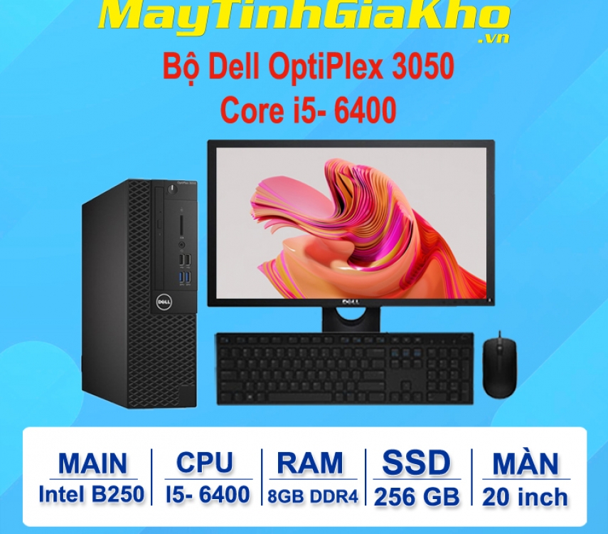 Bộ Máy Dell Optiplex 3050 Core I5 Gen 6