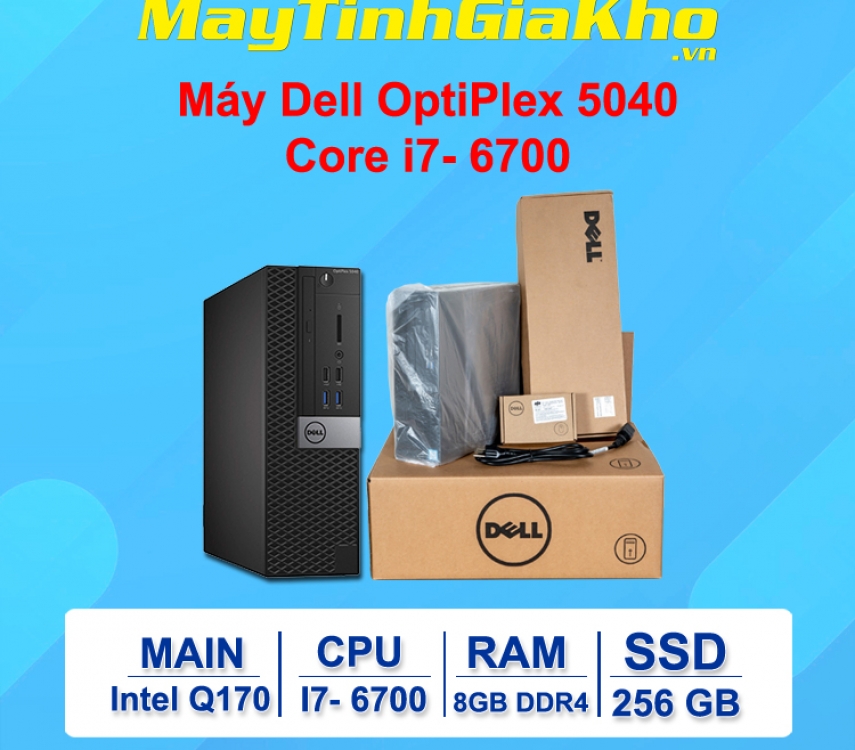 Thùng Dell optilex 5040 core i5 gen 6- Văn Phòng